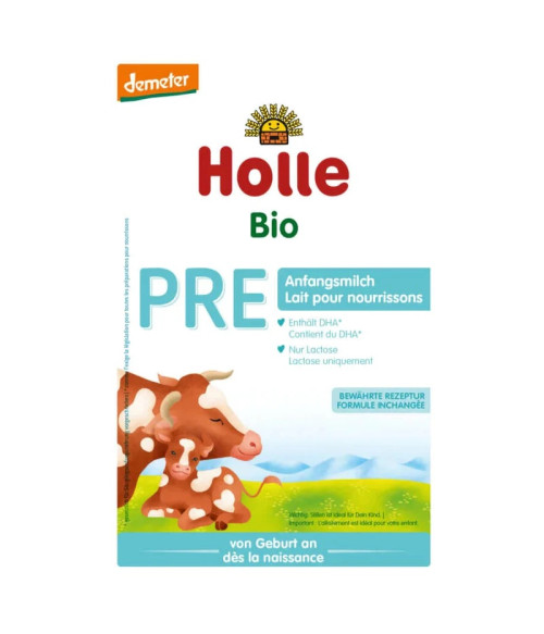 Holle Stage PRE Organic (Bio) Infant Milk Formula With DHA (400g) 0+ Holle Stage PRE Organic (Bio) Infant Milk Formula With DHA (400g) 0+